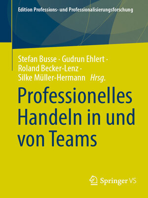 cover image of Professionelles Handeln in und von Teams